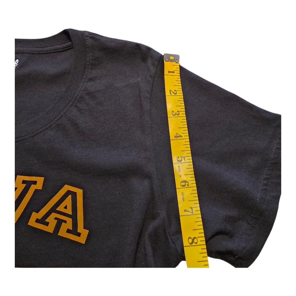 Blue 84 Iowa Hawkeyes Black Short Sleeve T Shirt Womens Size Large Collage Game - Picture 6 of 8